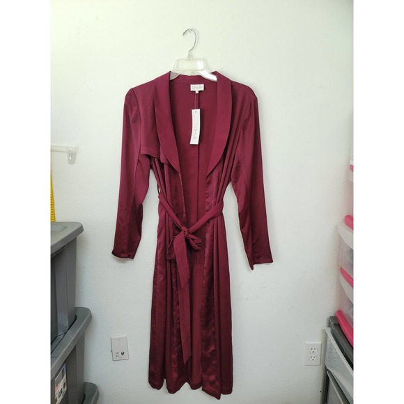 NWT REVOLVE Devlin Camden Duster in Frosted Grape Size L - Picture 3 of 13